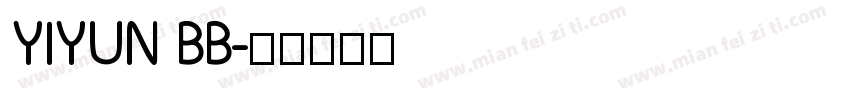 YIYUN BB字体转换